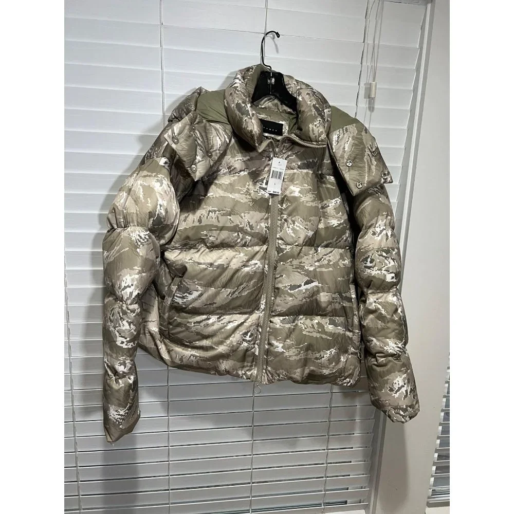 Stampd Digital‎ Tiger Camo Down Puffer Jacket Mens Large SLA-M2686JK-DTC New